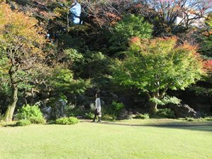 岩崎弥太郎別邸跡の庭